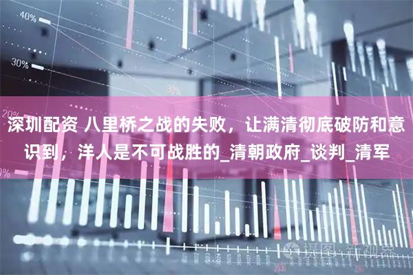 深圳配资 八里桥之战的失败，让满清彻底破防和意识到，洋人是不可战胜的_清朝政府_谈判_清军