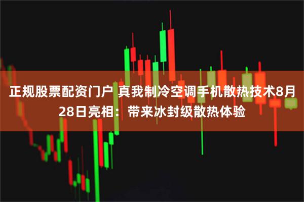 正规股票配资门户 真我制冷空调手机散热技术8月28日亮相：带来冰封级散热体验