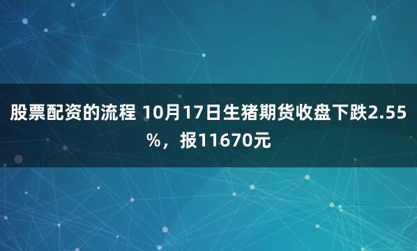 股票配资的流程 10月17日生猪期货收盘下跌2.55%，报11670元